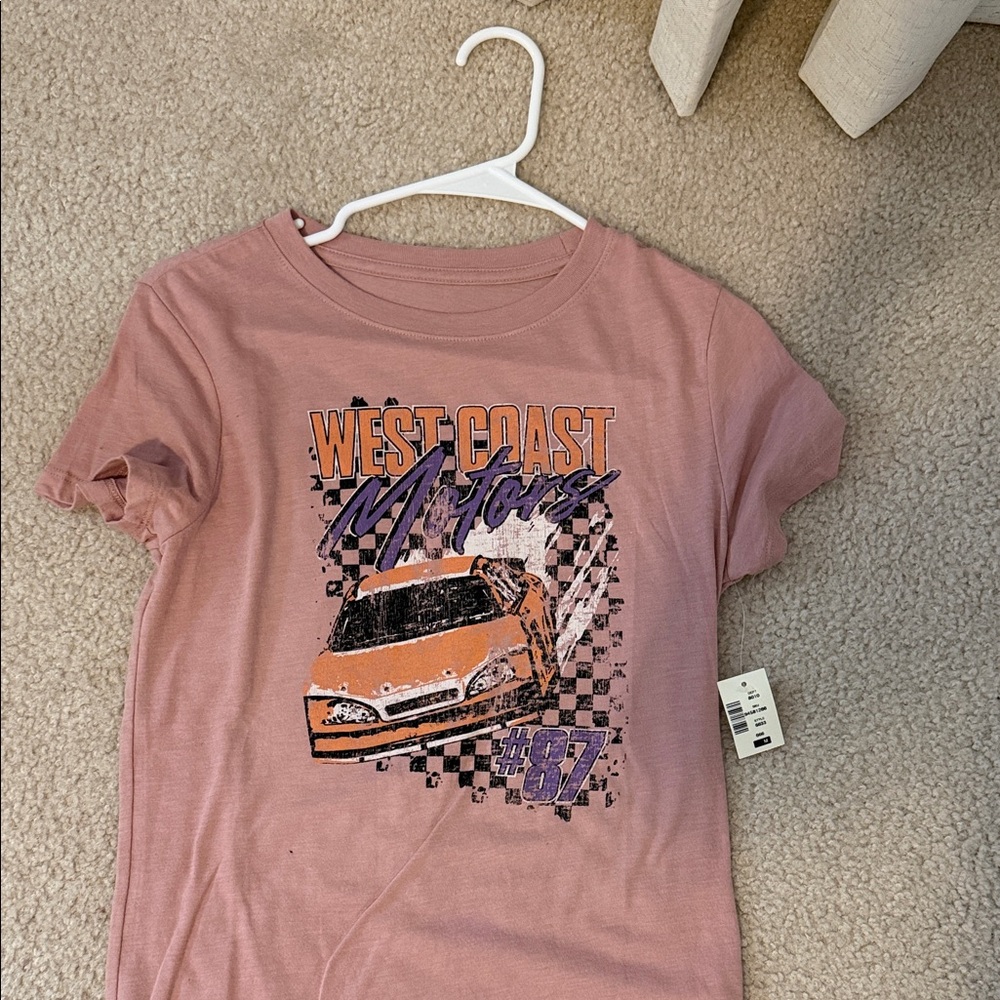 Aeropostale Kids Pink Graphic Tee